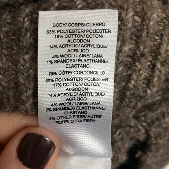 Lucky Brand crew neck brown and tan sweater - Picture 4 of 4